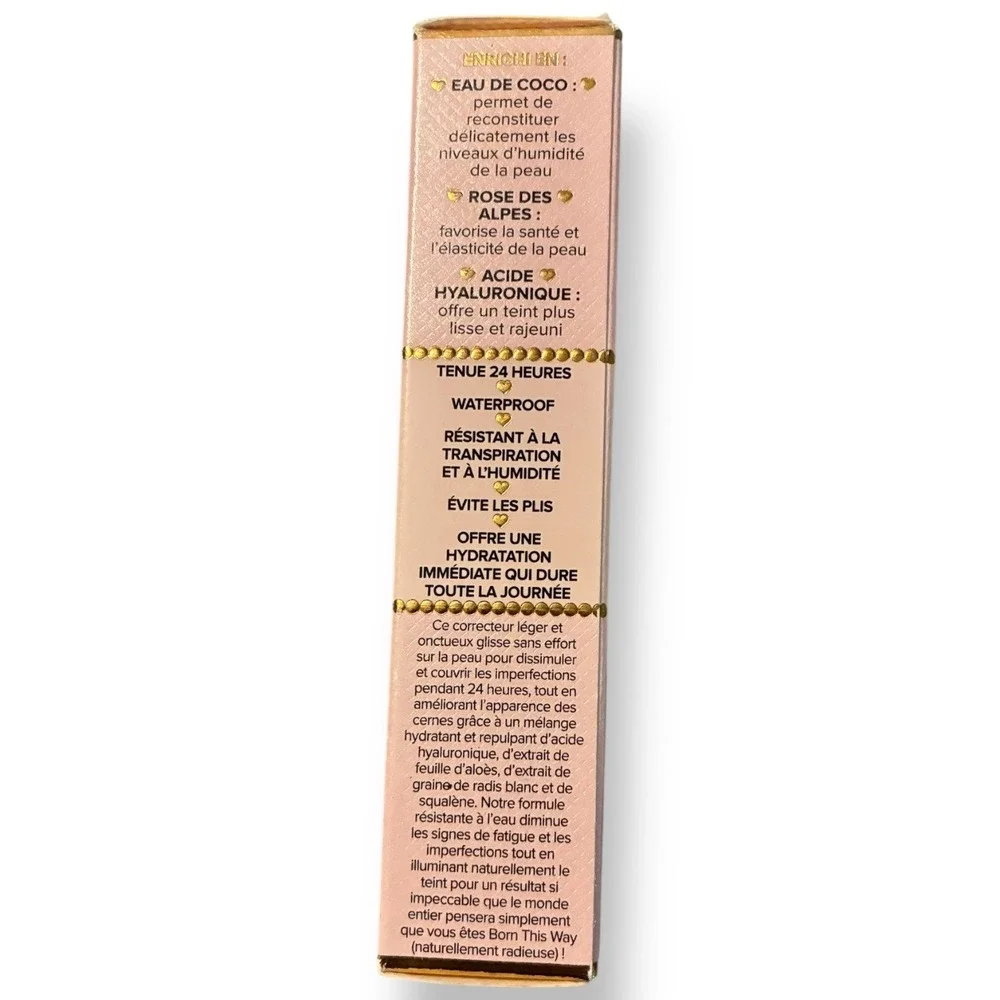 Too Faced Born This Way Ethereal Light Concealer Biscotti Full Size New 0.16oz